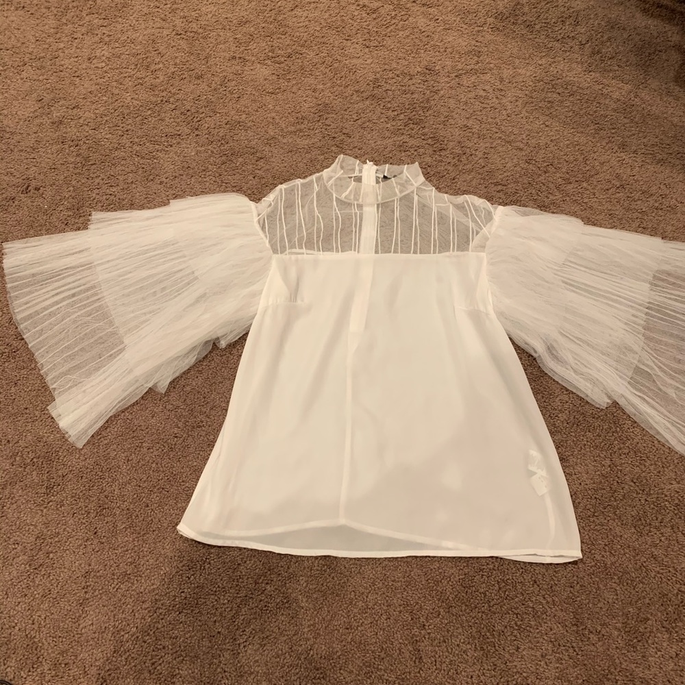 Nasty gal white tool shirt